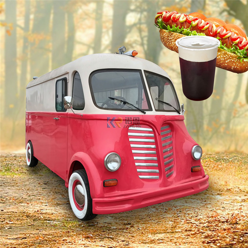 Fast Food With Snacks - 電気ファストフードトラック,モバイルフードカート,スナックトラック,ミルク,コーヒー,ビールバーバン,チャイナストリートバン
