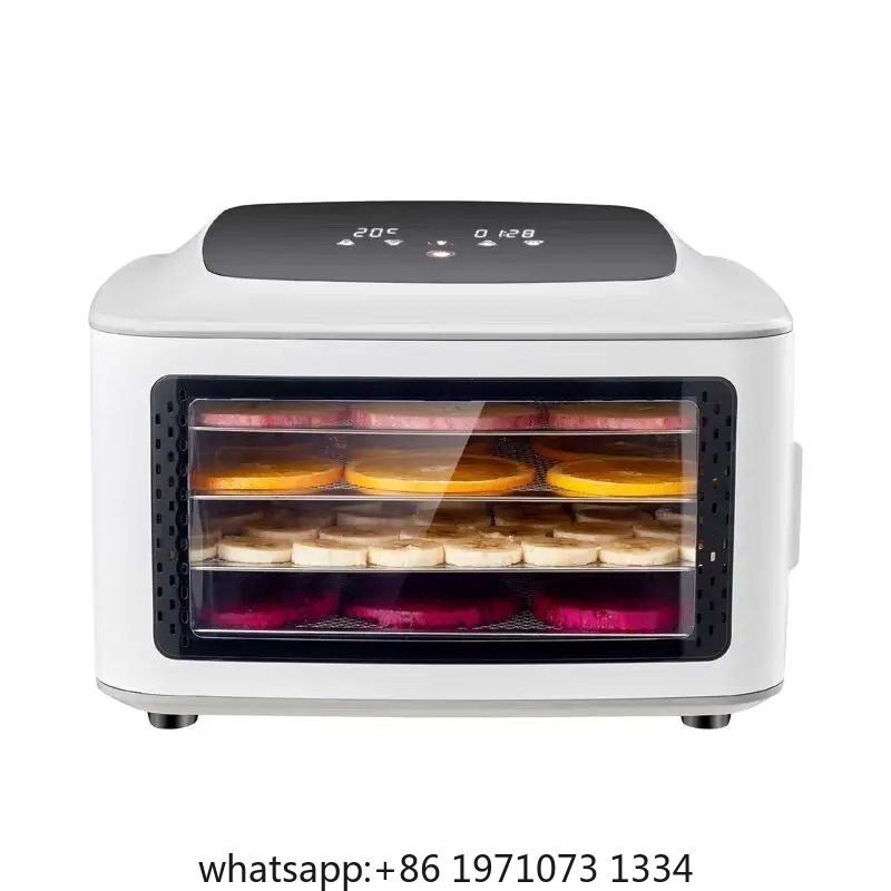 Food Dehydrator Snacks - デジタルフードドライヤー - ジャーキー、フルーツ、ペット用スナック用4段電気乾燥機 - 精密温度制御、220V、BPAフリープラスチック