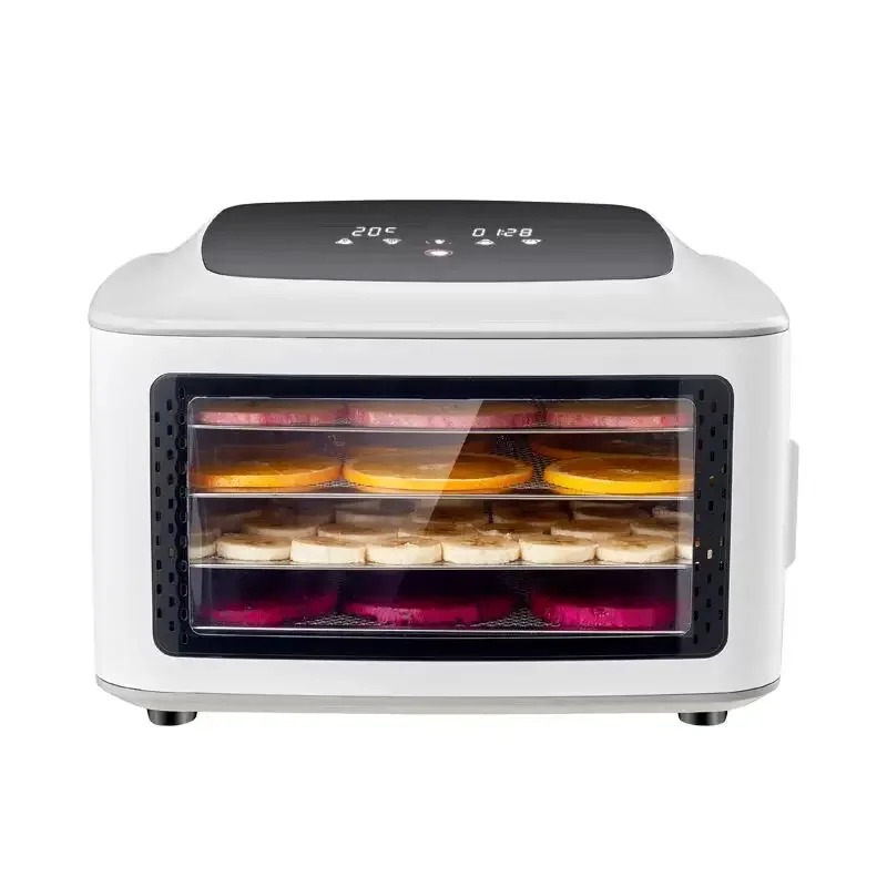 Food Dehydrator Snacks - デジタルフードデハイドレーター - ジャーキー、フルーツ、ペットスナック用の4段電気乾燥機 - 精密温度制御、220V、BPAフリープラスチック