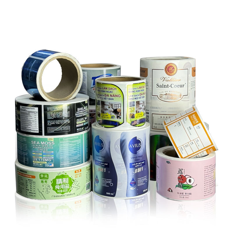 Food Snacks Label - パーソナライズされた毎日の使用ボトル装飾ラベルステッカー、化粧品、ボディウォッシュ、スナック食品用、カスタムロゴとブランド付き