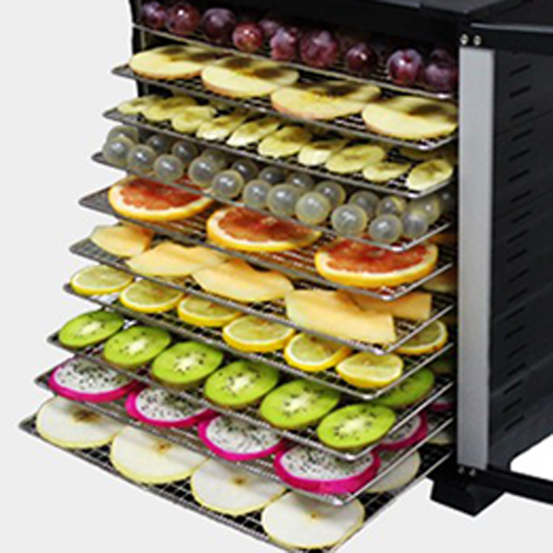 Food Dehydrator Snacks - 10 トレイ食品脱水機家庭用ステンレス鋼高速電気食品乾燥機スナック野菜ハーブ肉果物乾燥機 220V