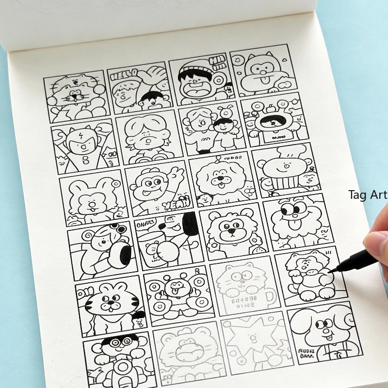 不安解消ハンド絵本、コピー線画アルバム、恐竜/モンスター/食 - Food Snacks Coloring Book のレビューと価格