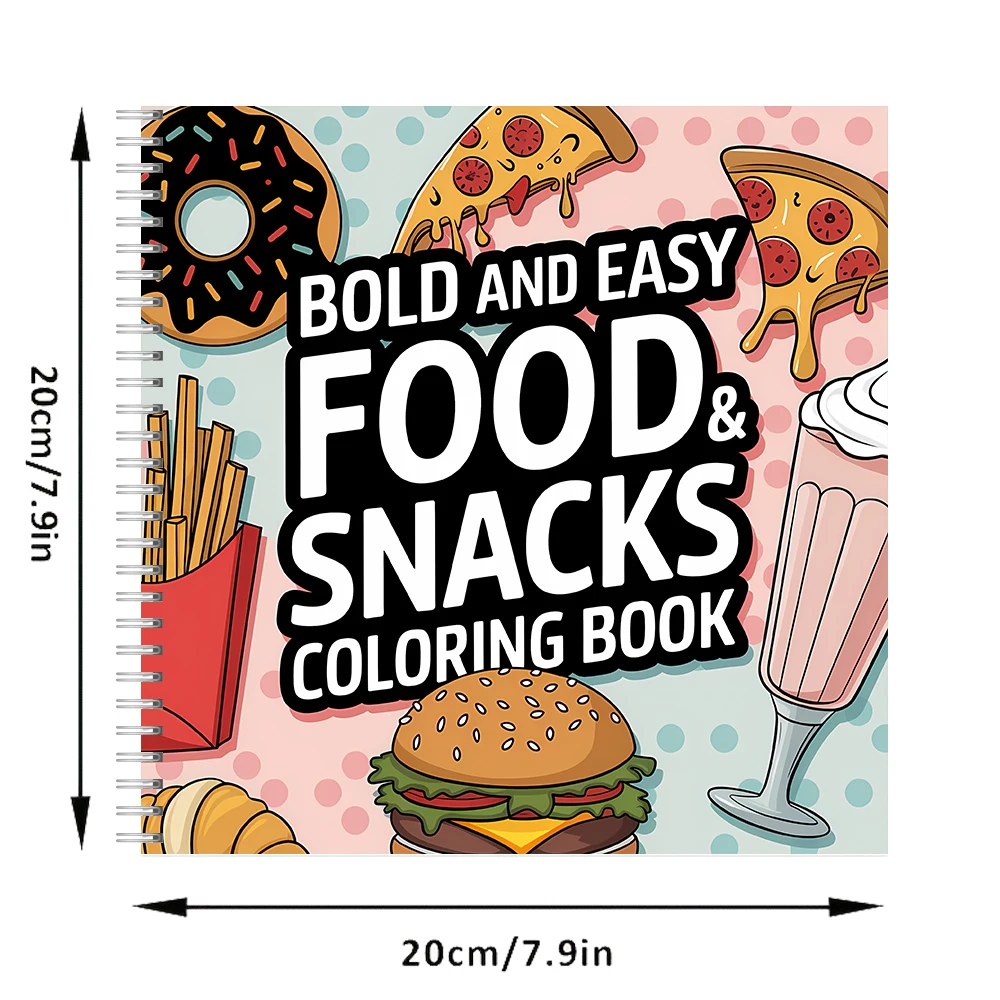 簡単なお食事や軽食の塗り絵ブック 大人向け塗り絵ブック、誕生 - Food Snacks Coloring Book のレビューと価格