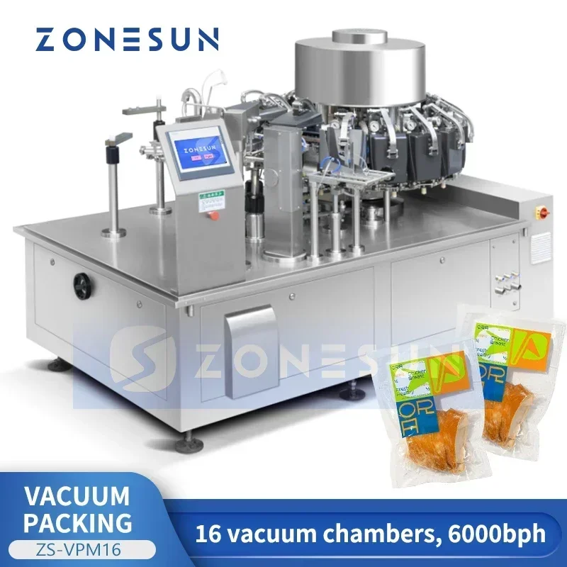 ZONESUN ZS-VPM16 ロータリー真空シーラー 食 - Food Snacks In Usa のレビューと価格