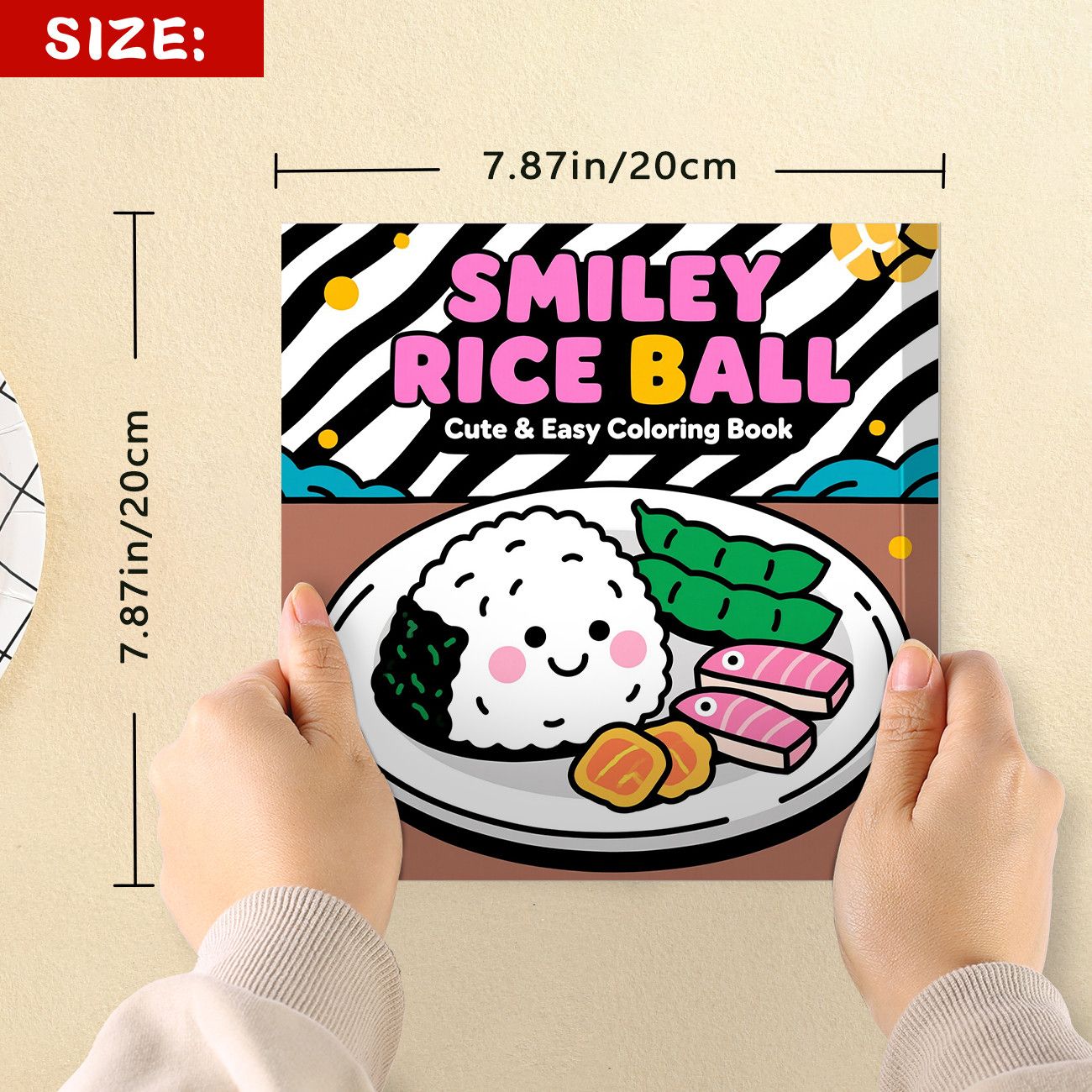スマイリーライスボール塗り絵ブックかわいい日本の食べ物寿司ス - Food Snacks Coloring Book のレビューと価格