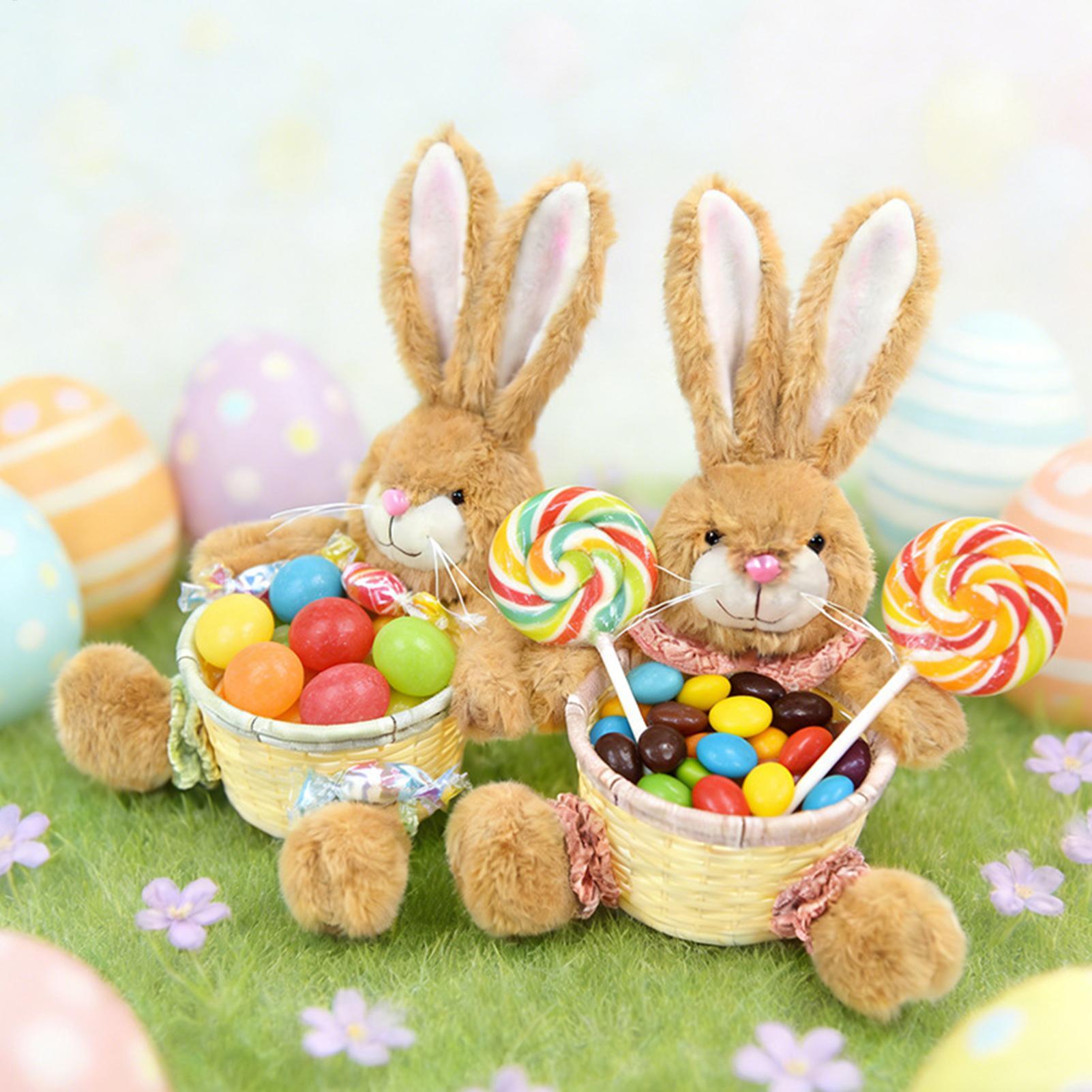 イースターバニーバスケット ウサギ型容器 かわいいお菓子入れ - Snacks Food Gift Baskets のレビューと価格