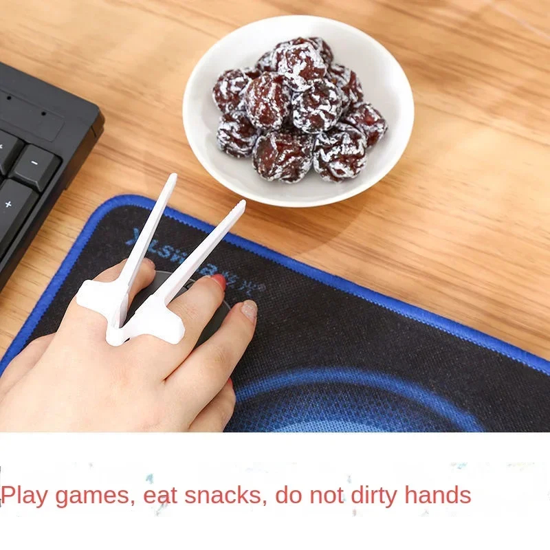 ゲーミングフィンガースナック箸、プラスチック製フードトングレ - Food Snacks To Eat のレビューと価格