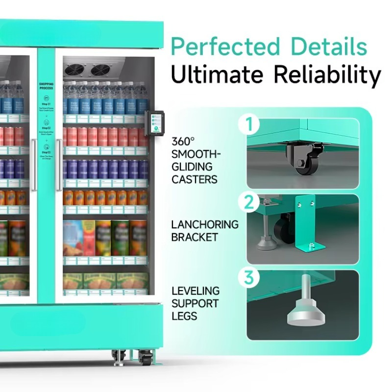 フードライン カスタマイズ新型AIスマート自動販売機 食品・ - Food Snacks To Sell のレビューと価格