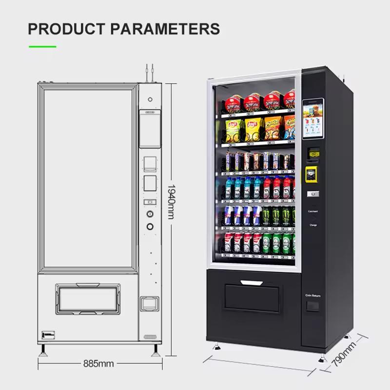 定番のコンボ自動販売機、食品・スナック・飲料用冷蔵庫付き自動 - Food Snacks In Usa のレビューと価格