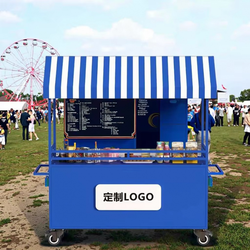 カスタム移動式マーケットストールカートステンレススチールスナ - Food Snacks To Sell のレビューと価格