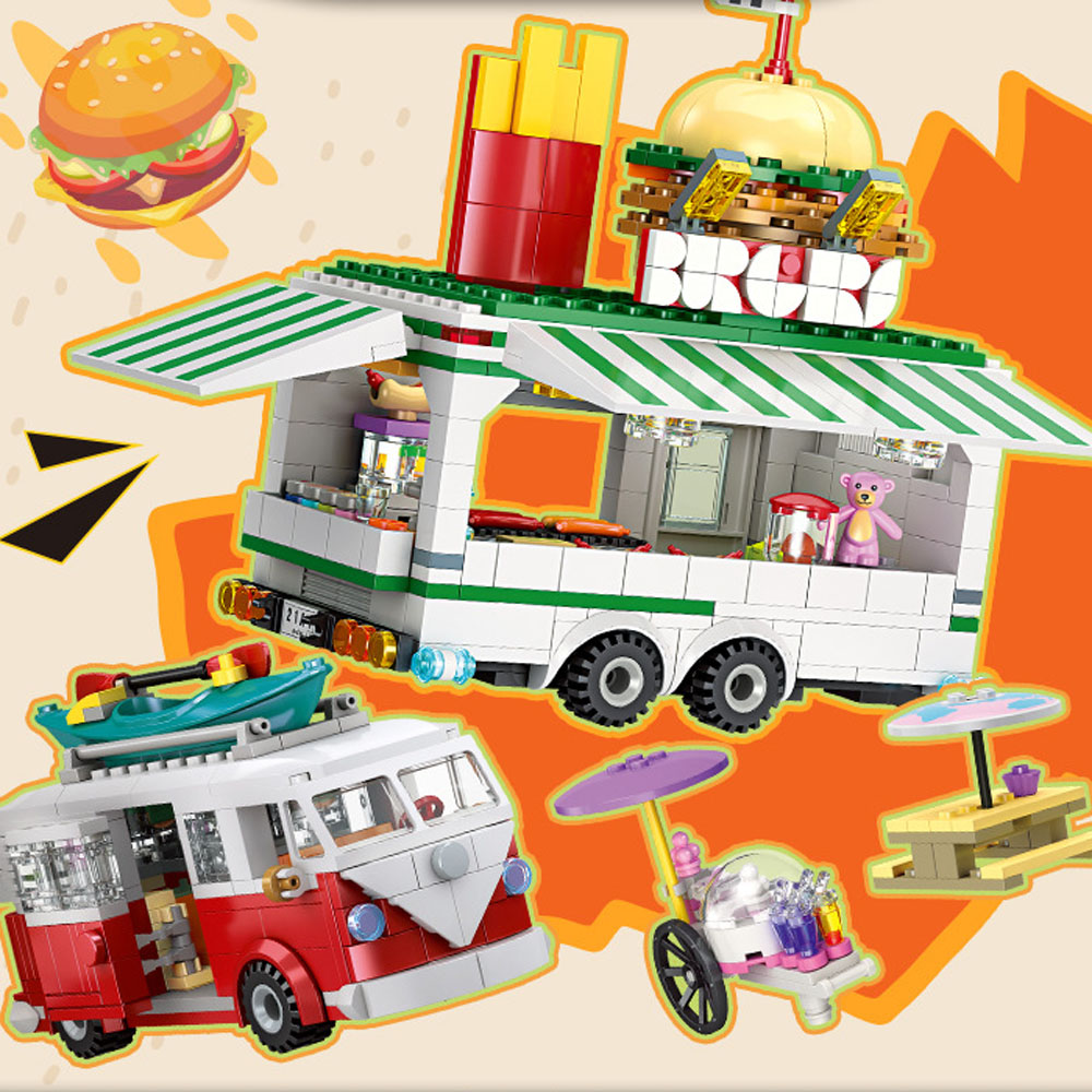 クリエイティブシティストリートビュービルディングブロック ダ - Food Snacks To Eat のレビューと価格