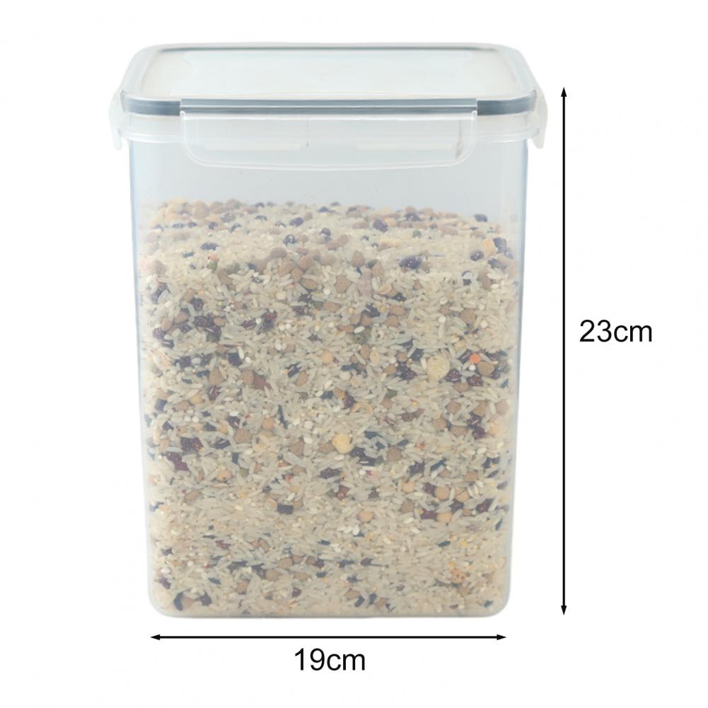 食品保存容器 プラスチック製クリスパー サイドロック蓋付き  - Food Snacks Label のレビューと価格