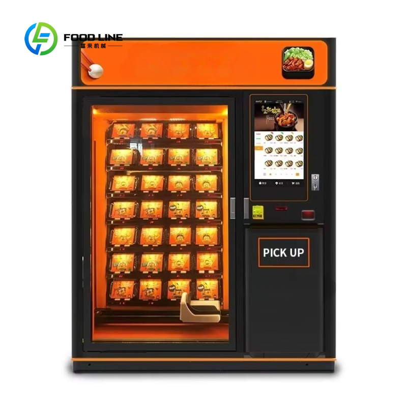 カスタマイズ可能な温かい食品自動販売機、ファーストフードサン - Fast Food With Snacks のレビューと価格