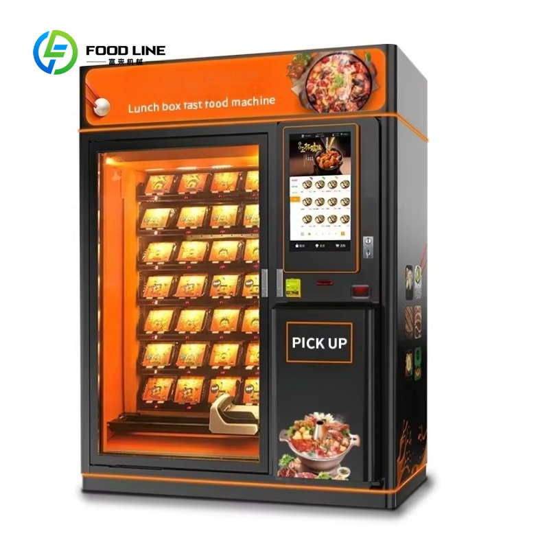 カスタマイズ可能な温かい食品自動販売機、ファーストフードサン - Fast Food With Snacks のレビューと価格