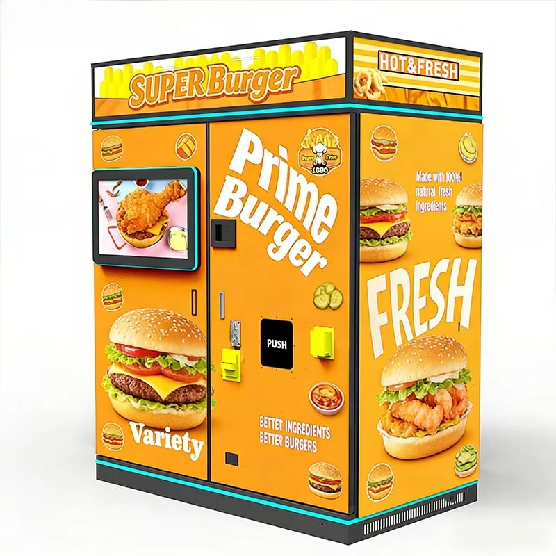 カスタマイズ可能なファストフード自動販売機、電子レンジ、SD - Fast Food With Snacks のレビューと価格