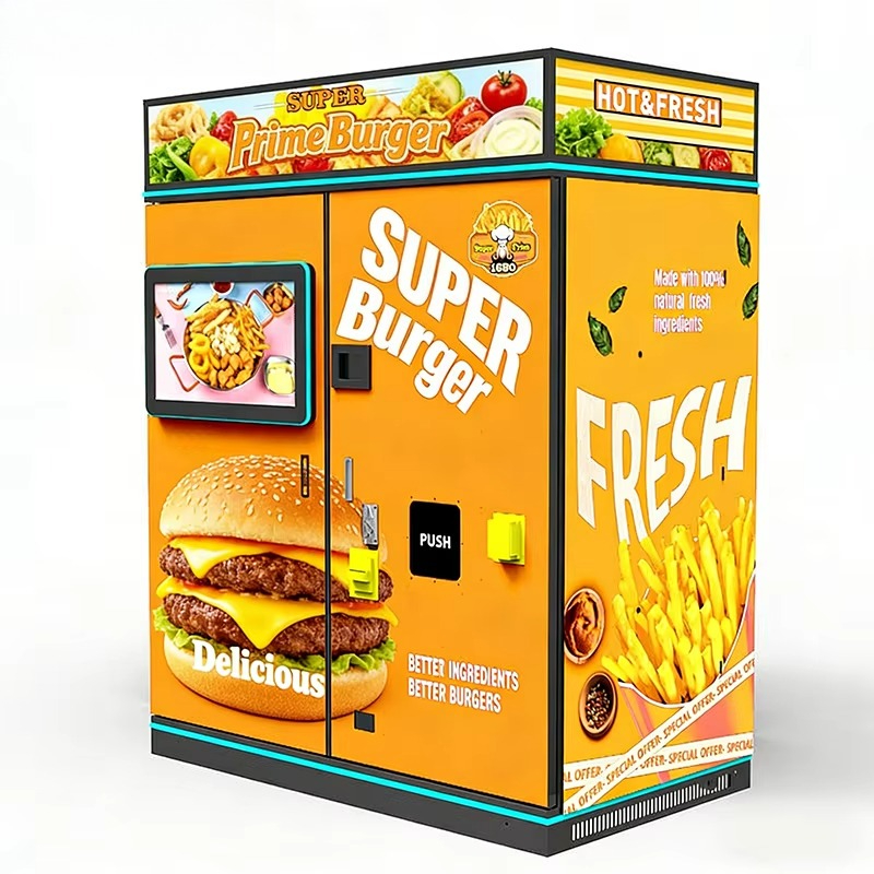 カスタマイズ可能なファストフード自動販売機、電子レンジ、SD - Fast Food With Snacks のレビューと価格