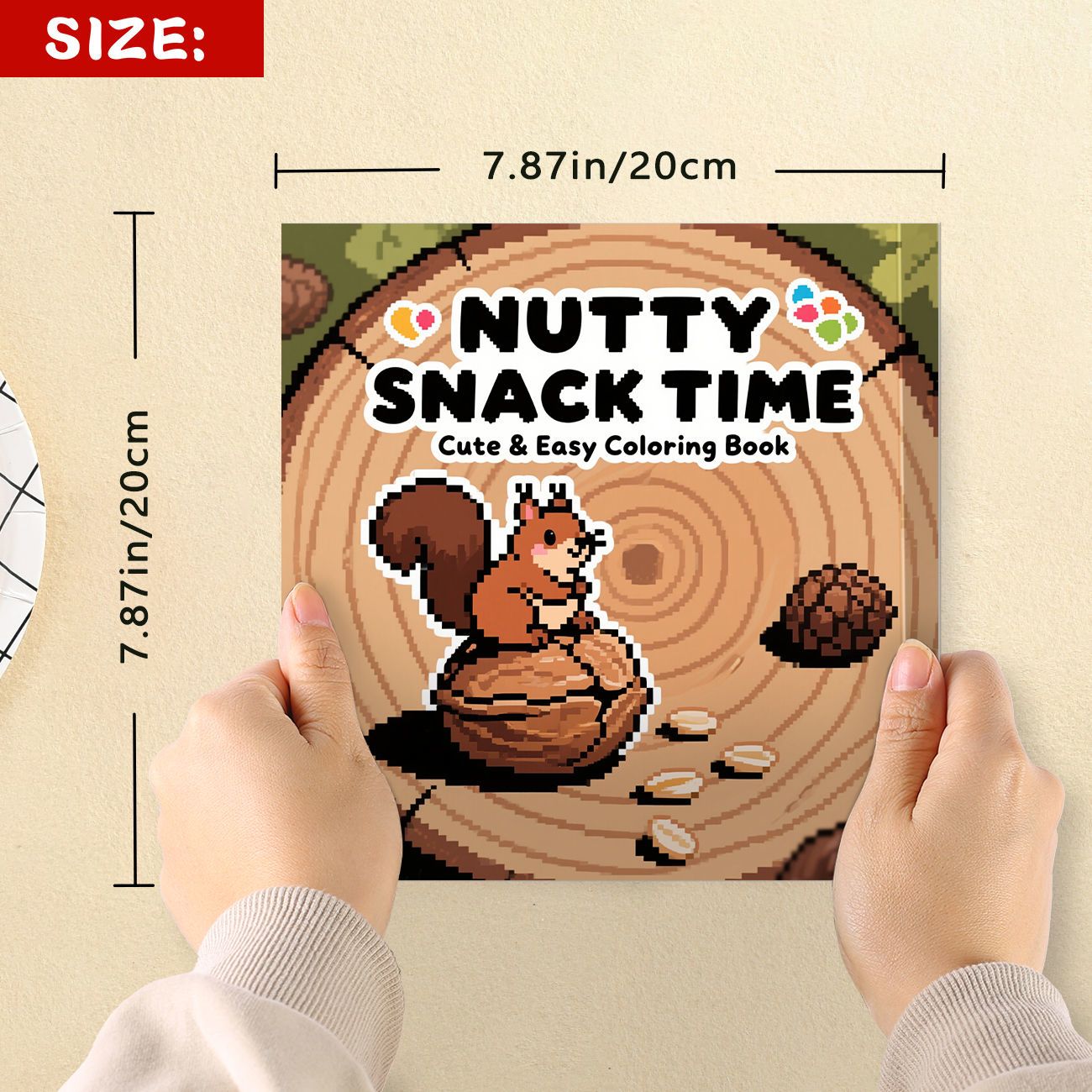 ナッツスナックタイムぬりえブック かわいいリス ナッツフード - Food Snacks Coloring Book のレビューと価格