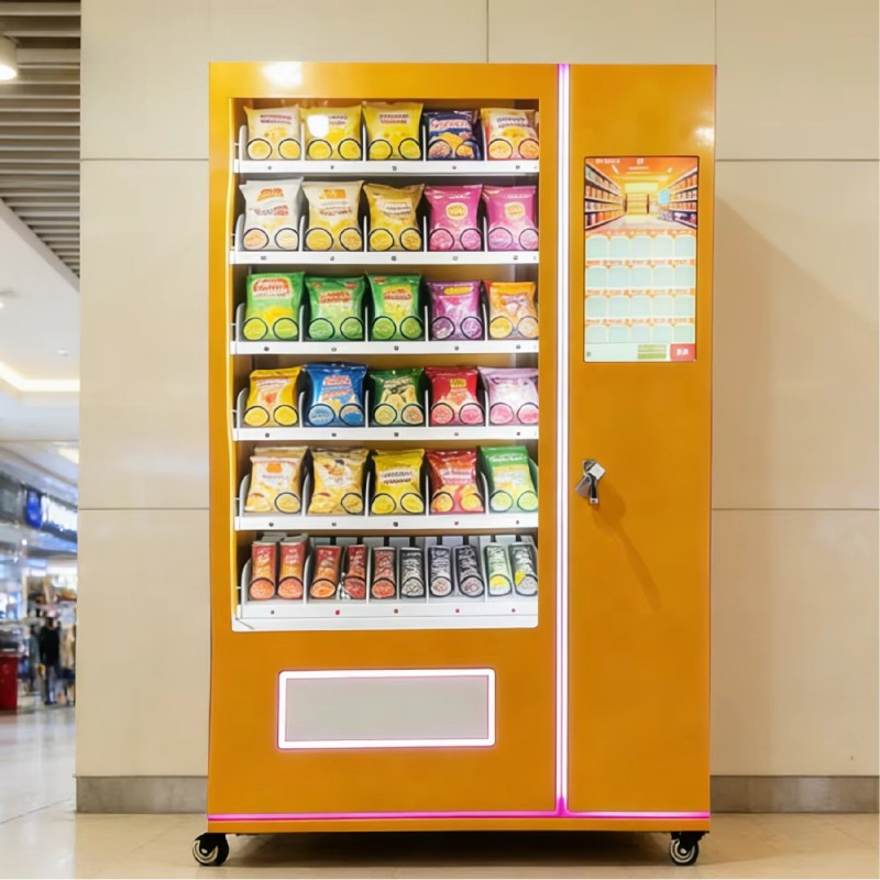 自動販売機、業務用飲料販売機、スマートフードセルフサービス機 - Food Snacks In Usa のレビューと価格