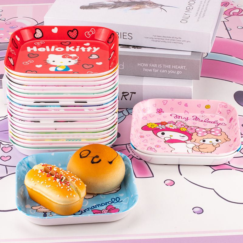 新しいハローキティ クロミ メラミン製プレート 日本の漫画風 - Food Grocery Snacks のレビューと価格