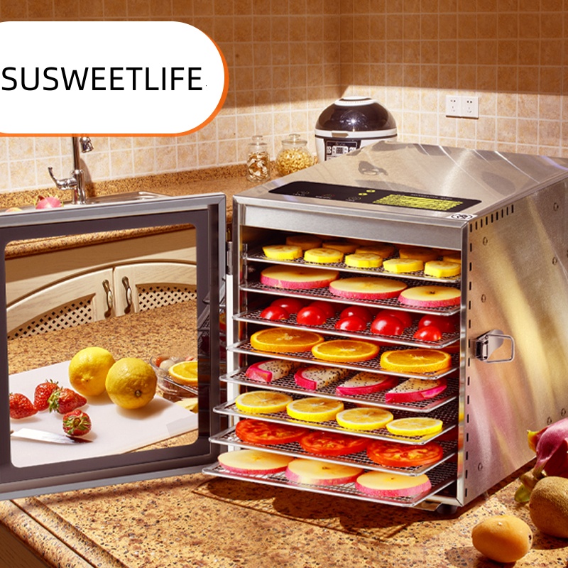 500W 8段式大容量食品乾燥機、DIYペット用おやつやヘル - Food Dehydrator Snacks のレビューと価格