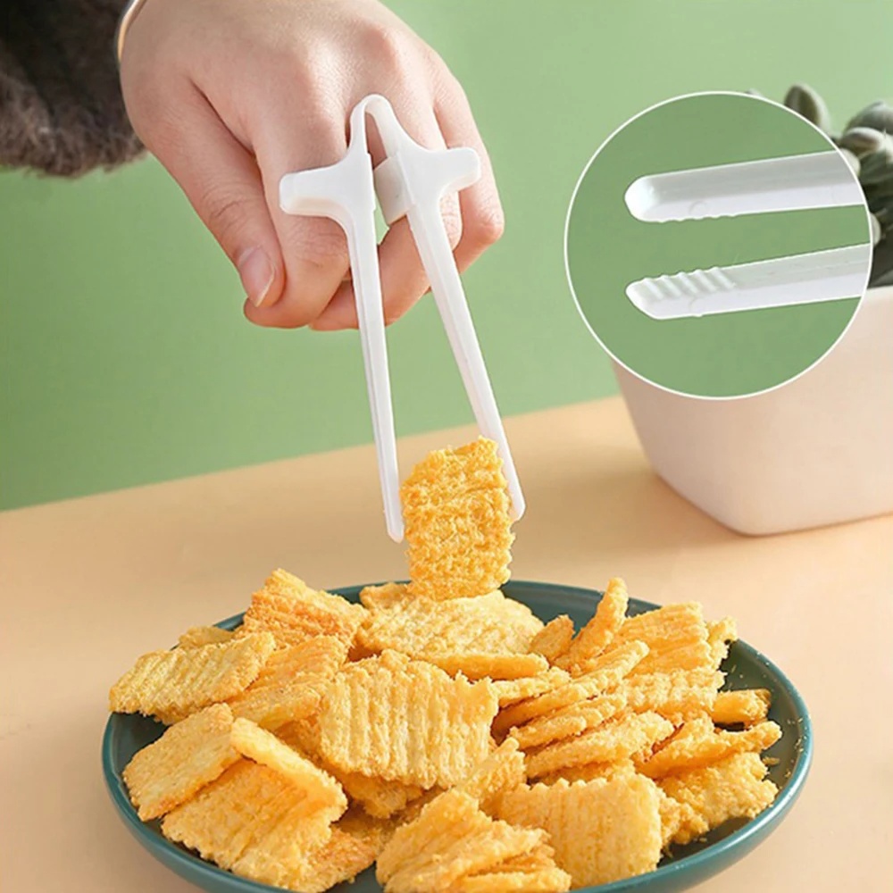 1PC プラスチック製フィンガースナック箸 ハンズフリーフー - Food Snacks To Eat のレビューと価格