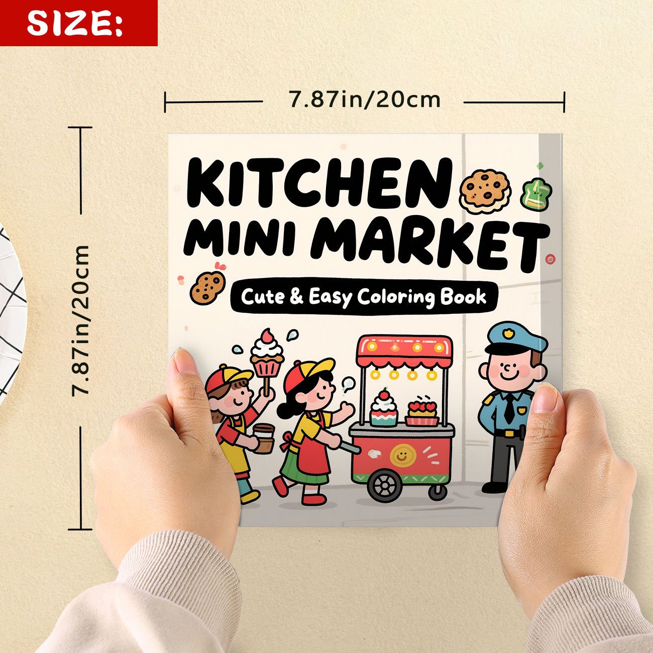 キッチンミニマーケット かわいくて簡単な塗り絵 ストリートフ - Food Snacks Coloring Book のレビューと価格